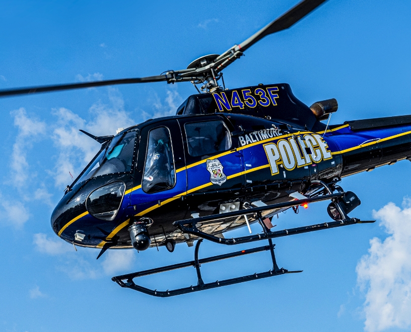 police helicopter